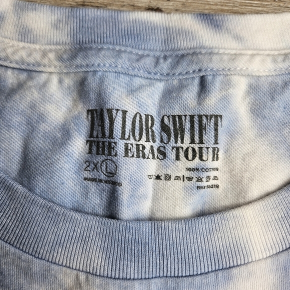 Taylor Swift The Eras Tour Sleeveless Tshirt Size 2XL Tie Dye NEW Unisex - Picture 3 of 9